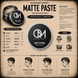 Матова паста для укладання волосся ТМ QM "Matte Paste" 100 мл